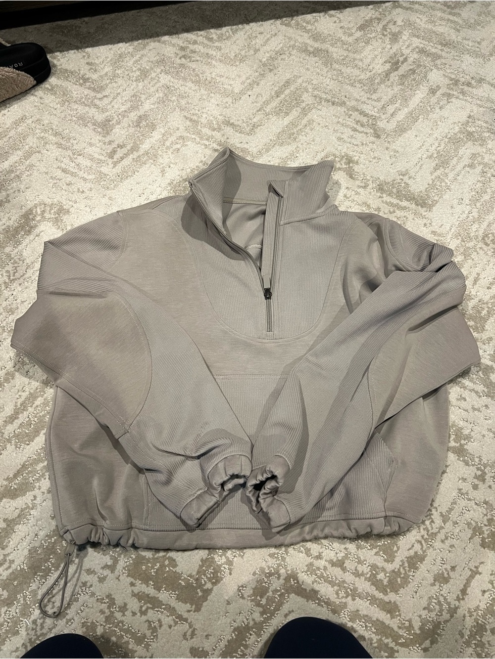 Softreme ribbed pullover - Riverstone
